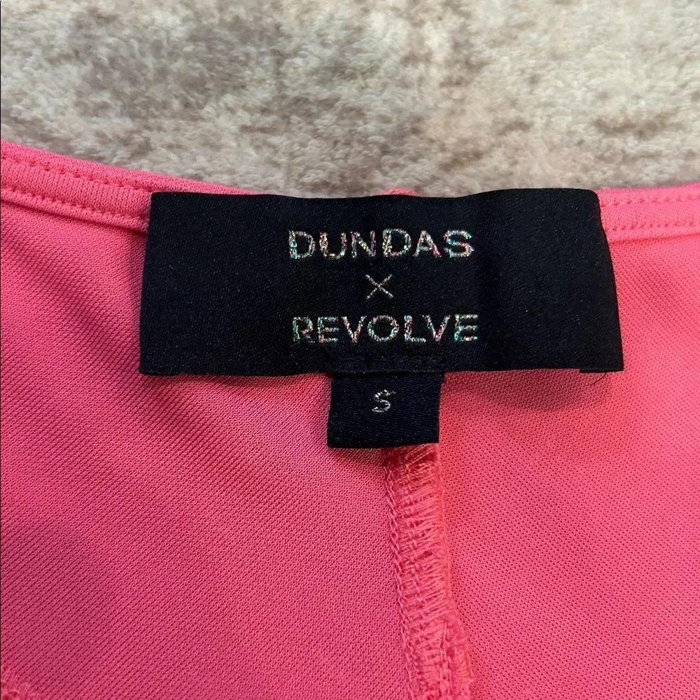Revolve X Dundas Pink Off-Shoulder Women's Top size small
